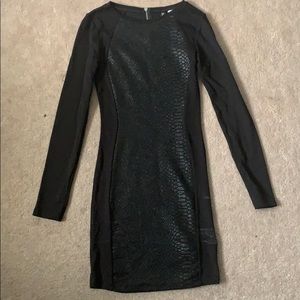 Black long sleeve dress